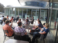 Kaffeepause beim Atomium